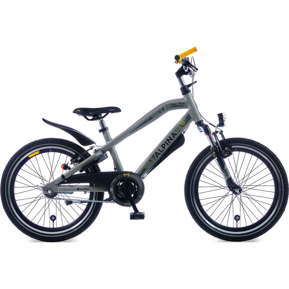 kraai over het algemeen Aubergine Alpina Trial Desert Grey Matt (20 inch Jongens fiets) goedkoop in de  webshop van Knop Tweewielers bestellen